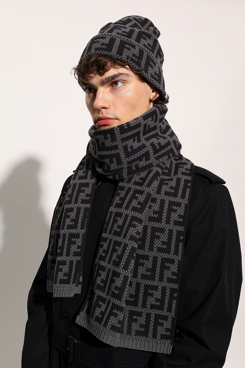 IetpShops Morocco - Scarf with monogram Fendi - Fendi Refurbishes